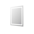 Elegant Kitchen And Bath Riven 36X30 Led Mirror in Silver
