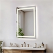 Elegant Kitchen And Bath Riven 40X30 Led Mirror in Silver