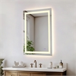 Elegant Kitchen And Bath Riven 40X30 Led Mirror in Silver