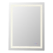 Elegant Kitchen And Bath Riven 40X30 Led Mirror in Silver