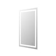 Elegant Kitchen And Bath Riven 48X30 Led Mirror in Silver