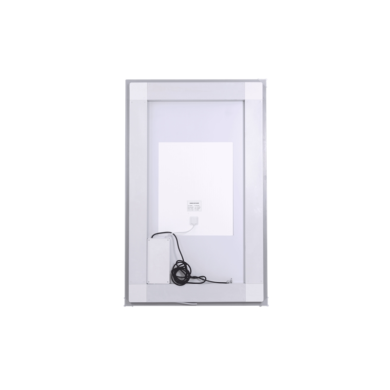 Elegant Kitchen And Bath Riven 48X30 Led Mirror in Silver