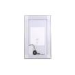 Elegant Kitchen And Bath Riven 48X30 Led Mirror in Silver