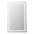 Elegant Kitchen And Bath Riven 48X30 Led Mirror in Silver