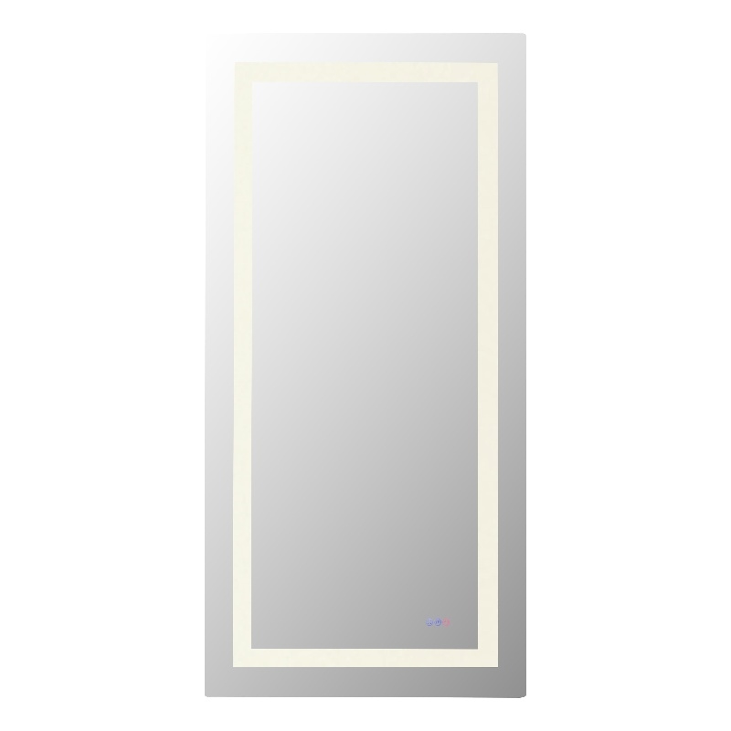 Elegant Kitchen And Bath Riven 72X30 Led Mirror in Silver