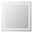 Elegant Kitchen And Bath Riven 36X36 Led Mirror in Silver