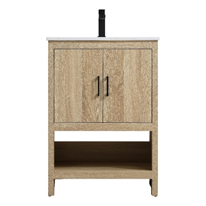 Elegant Kitchen And Bath Ira 24&quot Single Bathroom Vanity in Mango Wood