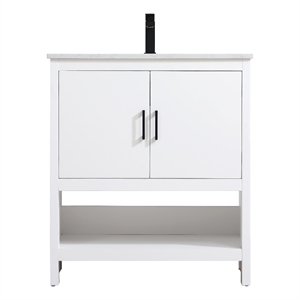 Elegant Kitchen And Bath Ira 30&quot Single Bathroom Vanity in White
