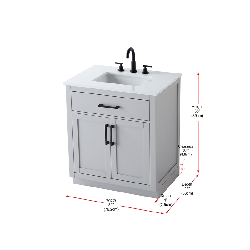 Elegant Kitchen And Bath Alden 30