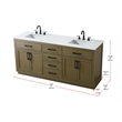 Elegant Kitchen And Bath Alden 72