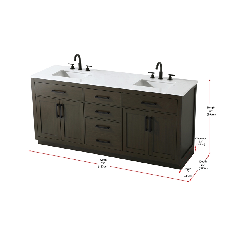 Elegant Kitchen And Bath Alden 72