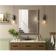Elegant Kitchen And Bath Amoura 24X30 Pivot Mirror in Silver