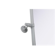 Elegant Kitchen And Bath Amoura 24X30 Pivot Mirror in Silver