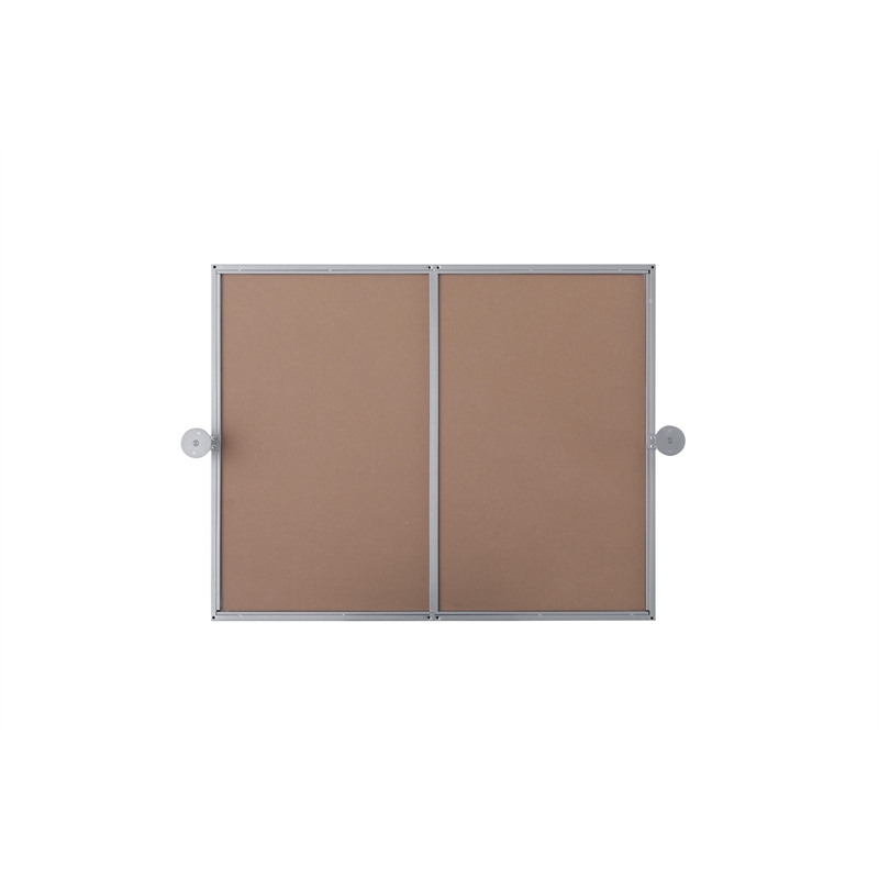 Elegant Kitchen And Bath Amoura 24X30 Pivot Mirror in Silver