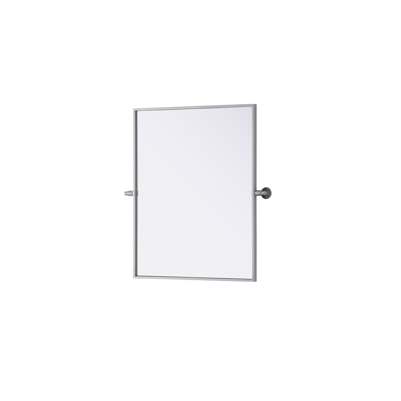 Elegant Kitchen And Bath Amoura 24X30 Pivot Mirror in Silver
