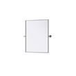 Elegant Kitchen And Bath Amoura 24X30 Pivot Mirror in Silver