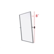 Elegant Kitchen And Bath Amoura 24X30 Pivot Mirror in Silver