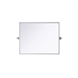 Elegant Kitchen And Bath Amoura 24X30 Pivot Mirror in Silver
