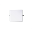 Elegant Kitchen And Bath Amoura 24X30 Pivot Mirror in Silver