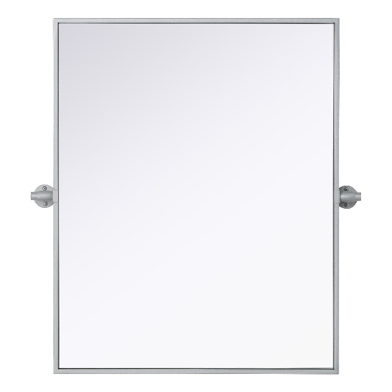 Elegant Kitchen And Bath Amoura 24X30 Pivot Mirror in Silver