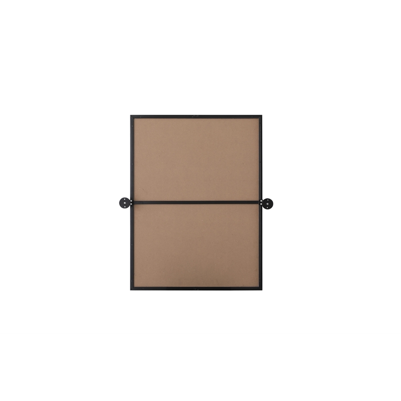 Elegant Kitchen And Bath Amoura 24X32 Pivot Mirror in Black