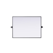 Elegant Kitchen And Bath Amoura 24X32 Pivot Mirror in Black