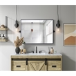 Elegant Kitchen And Bath Amoura 24X32 Pivot Mirror in Black