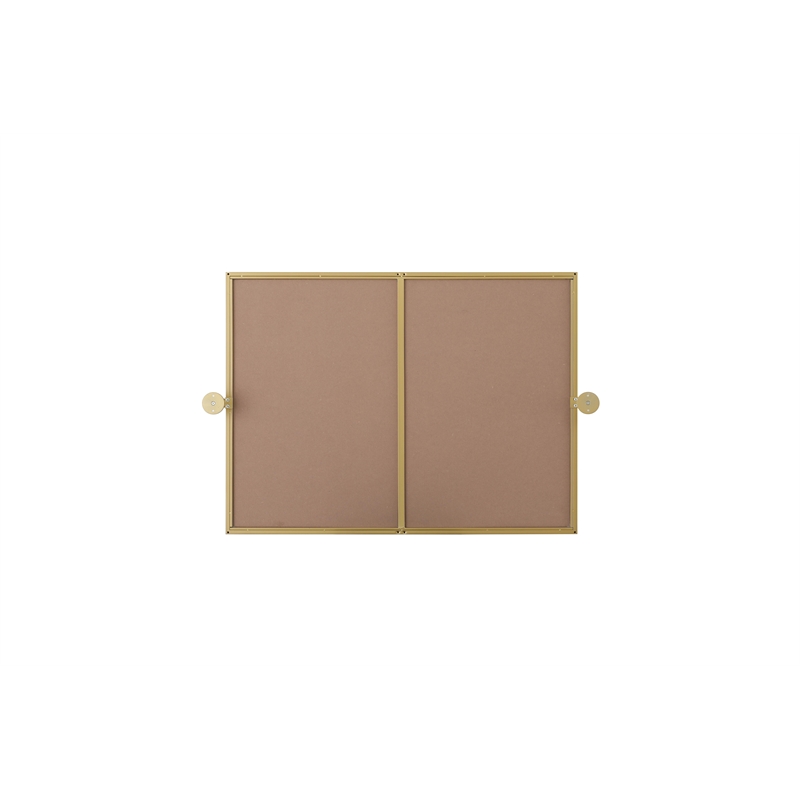 Elegant Kitchen And Bath Amoura 24X32 Pivot Mirror in Brass
