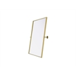 Elegant Kitchen And Bath Amoura 24X32 Pivot Mirror in Brass