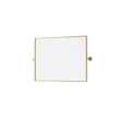 Elegant Kitchen And Bath Amoura 24X32 Pivot Mirror in Brass