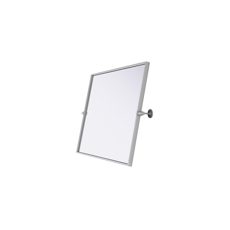 Elegant Kitchen And Bath Amoura 24X32 Pivot Mirror in Silver