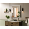 Elegant Kitchen And Bath Amoura 24X32 Pivot Mirror in Silver