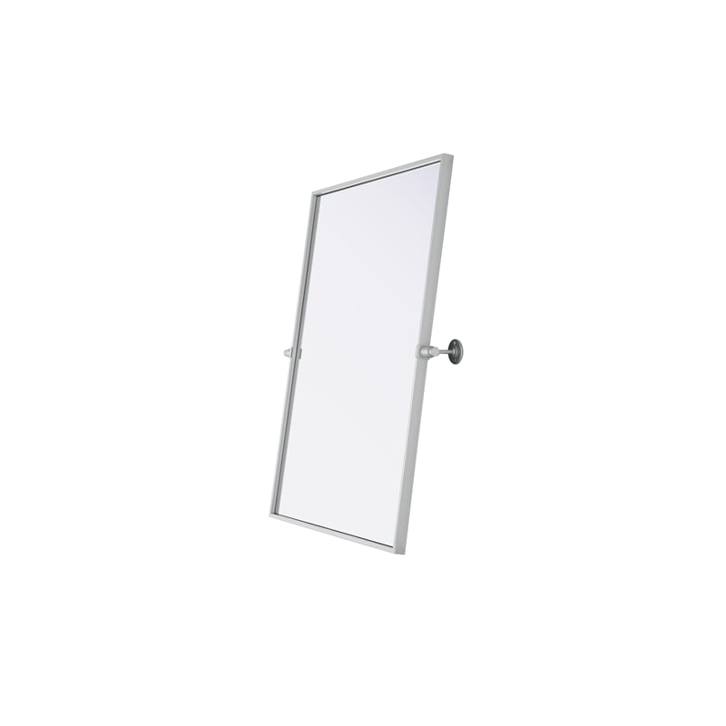 Elegant Kitchen And Bath Amoura 24X32 Pivot Mirror in Silver