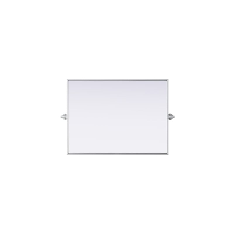 Elegant Kitchen And Bath Amoura 24X32 Pivot Mirror in Silver