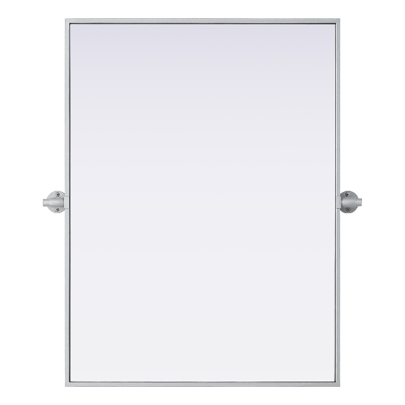 Elegant Kitchen And Bath Amoura 24X32 Pivot Mirror in Silver