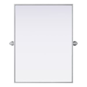 Elegant Kitchen And Bath Amoura 24X32 Pivot Mirror in Silver