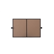 Elegant Kitchen And Bath Amoura 24X36 Pivot Mirror in Black
