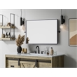 Elegant Kitchen And Bath Amoura 24X36 Pivot Mirror in Black