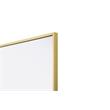 Elegant Kitchen And Bath Amoura 24X36 Pivot Mirror in Brass