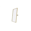 Elegant Kitchen And Bath Amoura 24X36 Pivot Mirror in Brass
