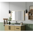 Elegant Kitchen And Bath Amoura 24X36 Pivot Mirror in Brass