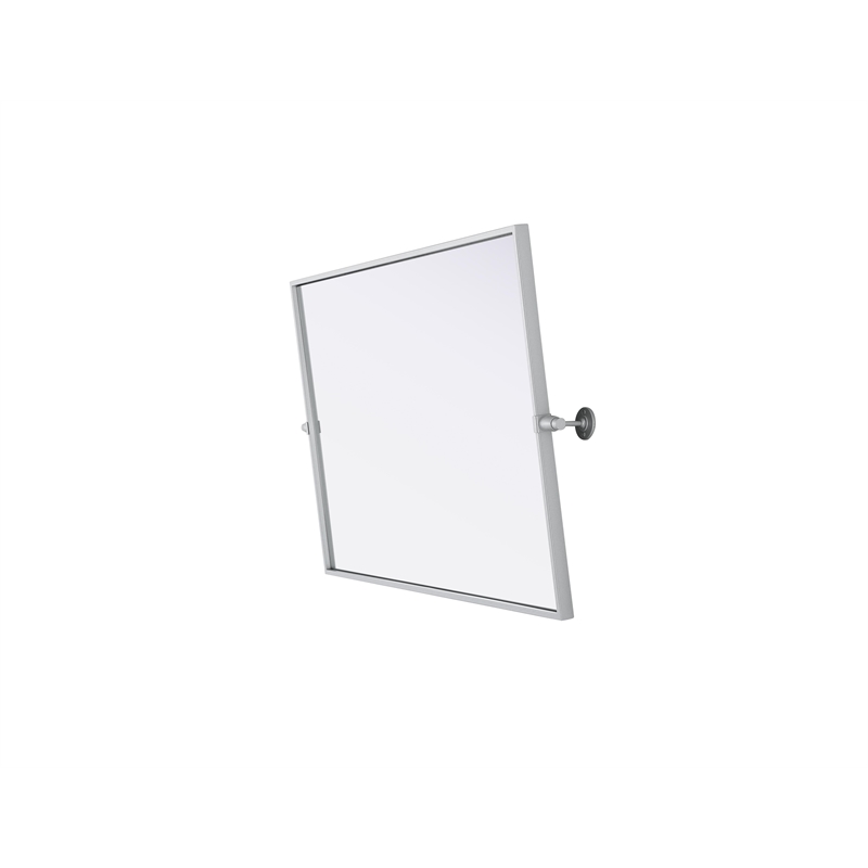 Elegant Kitchen And Bath Amoura 24X36 Pivot Mirror in Silver