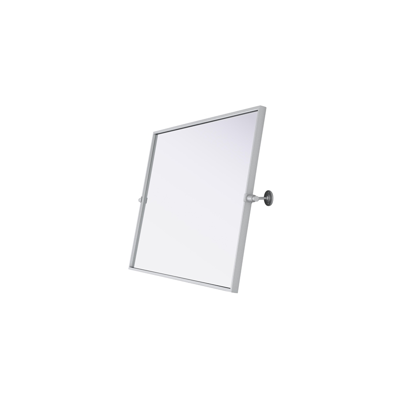 Elegant Kitchen And Bath Amoura 24X36 Pivot Mirror in Silver