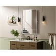 Elegant Kitchen And Bath Amoura 24X36 Pivot Mirror in Silver