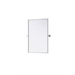 Elegant Kitchen And Bath Amoura 24X36 Pivot Mirror in Silver