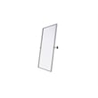 Elegant Kitchen And Bath Amoura 24X36 Pivot Mirror in Silver
