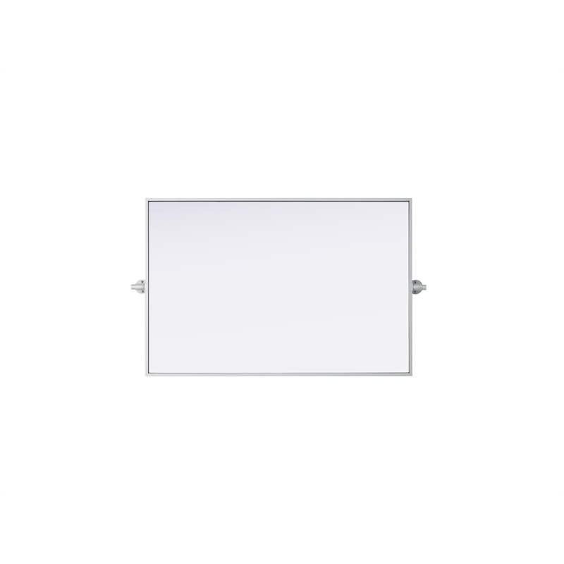 Elegant Kitchen And Bath Amoura 24X36 Pivot Mirror in Silver