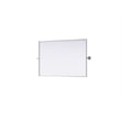 Elegant Kitchen And Bath Amoura 24X36 Pivot Mirror in Silver