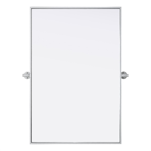 Elegant Kitchen And Bath Amoura 24X36 Pivot Mirror in Silver