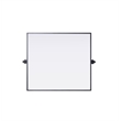 Elegant Kitchen And Bath Amoura 27X30 Pivot Mirror in Black